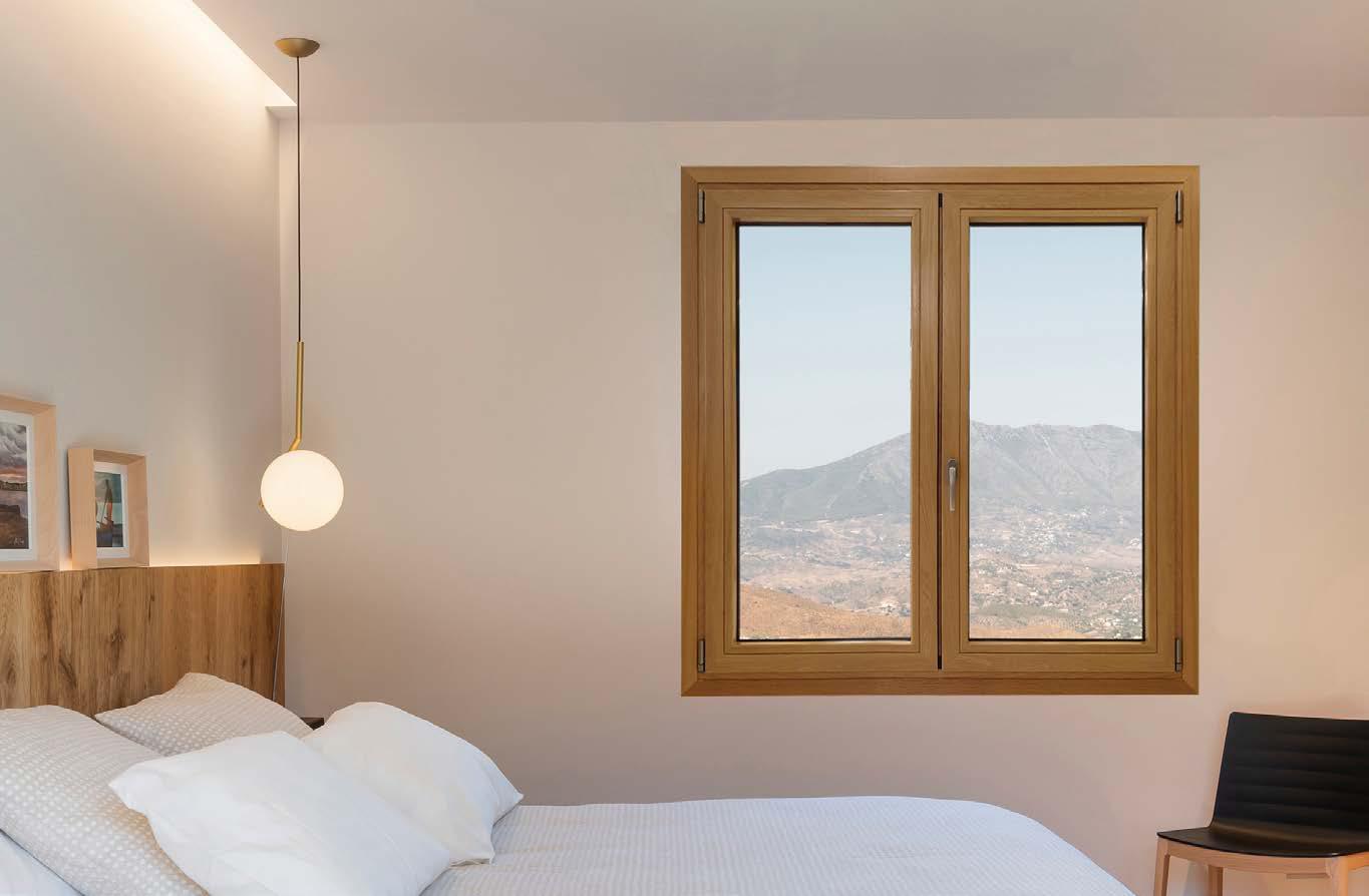 ventana de habitación con sistema cor galicia premium c16